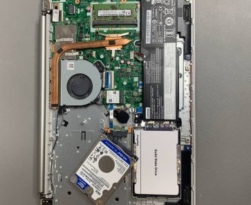 Ноутбук Lenovo - замена HDD на SSD